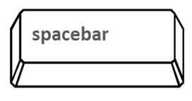spacebar